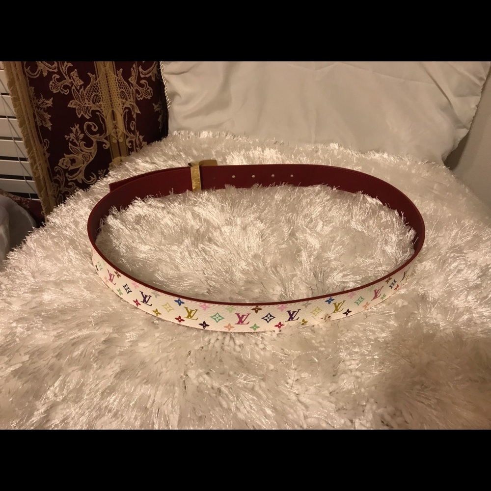 Louis Vuitton Multicolor Belt 100cm”x3cm” =40” - Picture 3 of 8